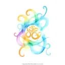 intertwine Aquarius Leo Gemini symbol tattoo design idea