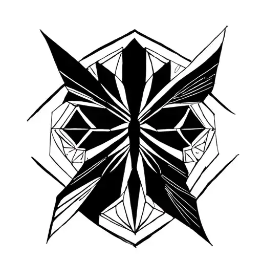 papillon tattoo design idea