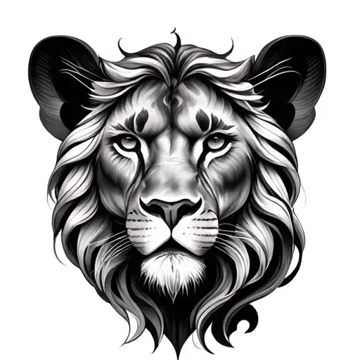 libra +leo=  Virgo tattoo design idea