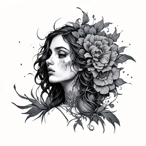 The spirit is willing, but the flesh is weak tattoo design idea