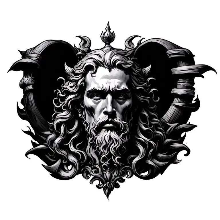 God First tattoo design idea