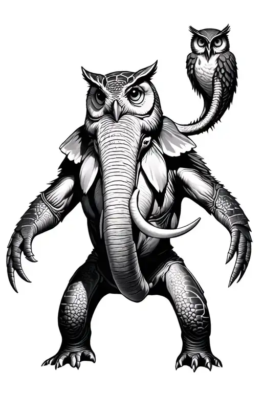 Harry Potter, Star Wars, hobbit, turtle, owl elephant tattoo design idea