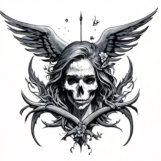 Decency as curse mark tattoo design idea