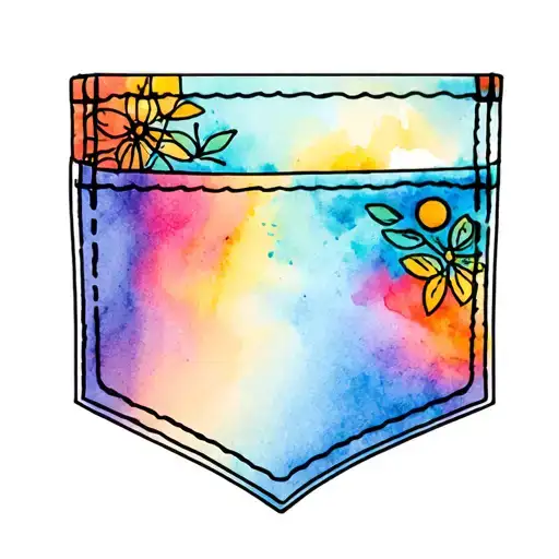 Pant pocket with an O.G. brand tattoo design idea