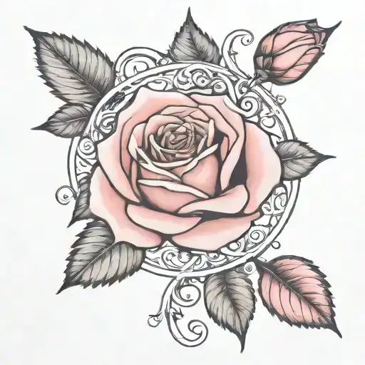 i want a realistic tattoo design rose like the ones showen here with black and white the throns must be visiblebelosrose tattoo design idea
