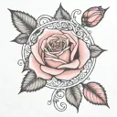 i want a realistic tattoo design rose like the ones showen here with black and white the throns must be visiblebelosrose tattoo design idea