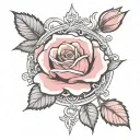 i want a realistic tattoo design rose like the ones showen here with black and white the throns must be visiblebelosrose tattoo design idea