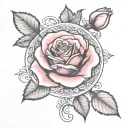 i want a realistic tattoo design rose like the ones showen here with black and white the throns must be visiblebelosrose tattoo design idea