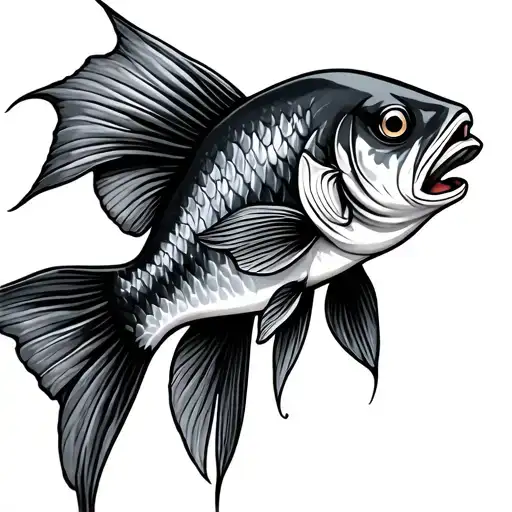 Christian Fish tattoo design idea