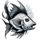 Christian Fish tattoo design idea