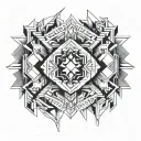 Thigh cuff garter design made tattoo design idea