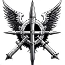 Templar tattoo design idea