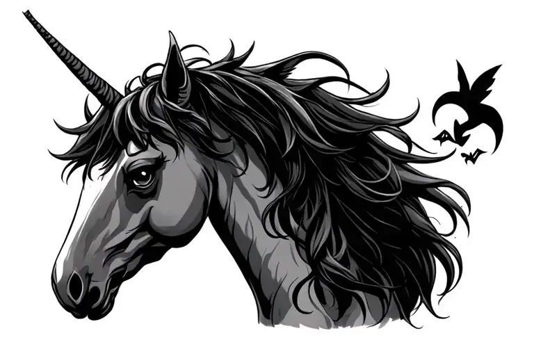 The Last Unicorn, The Labyrinth and Astro Boy tattoo design idea