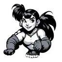 90's cartoon characters tattoo design idea