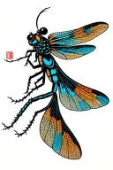 Dragonfly tattoo design idea