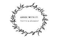 abide with vines around it tattoo design idea