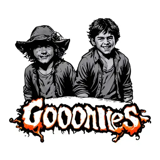 goonies tattoo design idea
