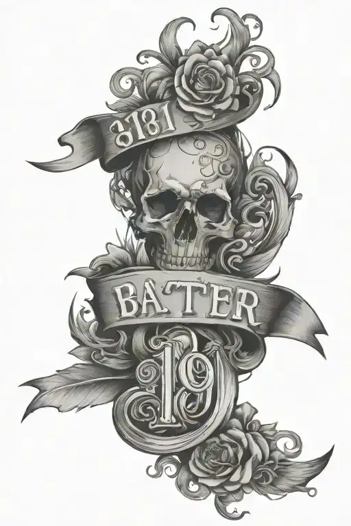 1971 birth year represents father tattoo design idea