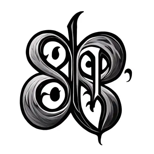 Two Word Ambigram Generator tattoo design idea