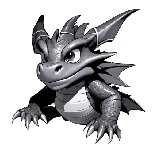 Spyro tattoo design idea