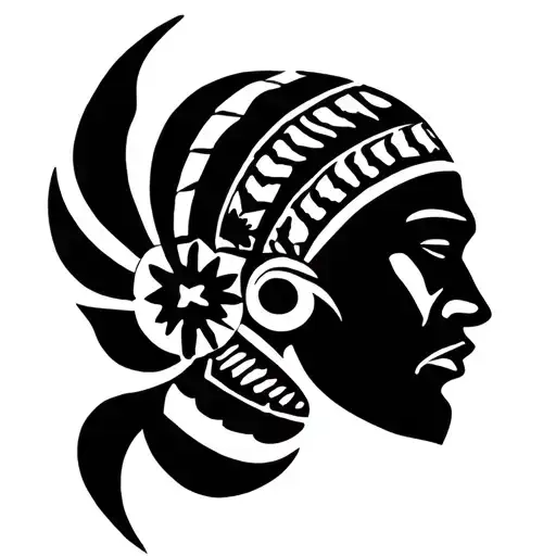 Puerto Rican Taino tattoo design idea