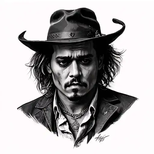 johnny depp blow my brains tattoo design idea