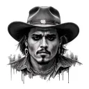 johnny depp blow my brains tattoo design idea