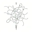 let go, let god tattoo design idea