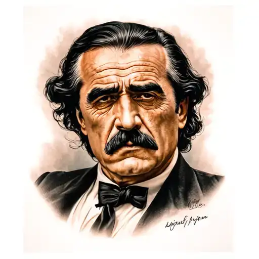 Robert De Niro Vito Corleone tattoo design idea