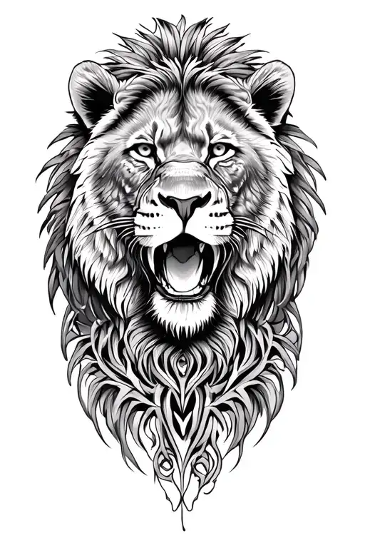 freedom jungle beasts wild animals  tattoo design idea