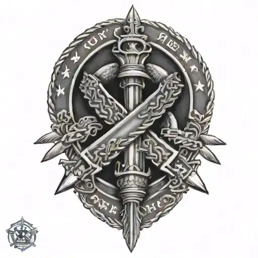 don't tread on me pistols crossing each other Freedom isn't free  tattoo design idea