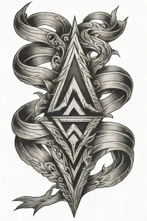 3 chevrons pointing up  tattoo design idea