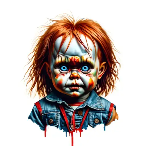 Chucky tattoo design idea