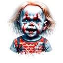 Chucky tattoo design idea