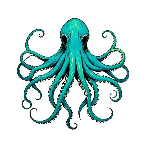 Cthulhu’s tentacles tattoo design idea