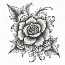 Content tattoo design idea