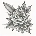 Content tattoo design idea