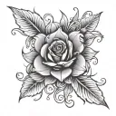 Content tattoo design idea