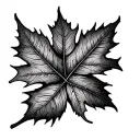 Autumn Leaf tattoo design idea