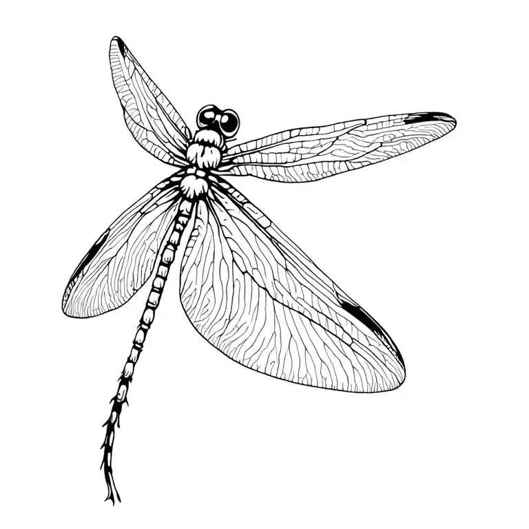 dragonfly tattoo design idea
