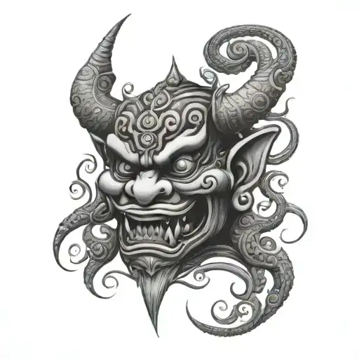 khmer tattoo demon tattoo design idea