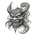 khmer tattoo demon tattoo design idea