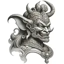 khmer tattoo demon tattoo design idea