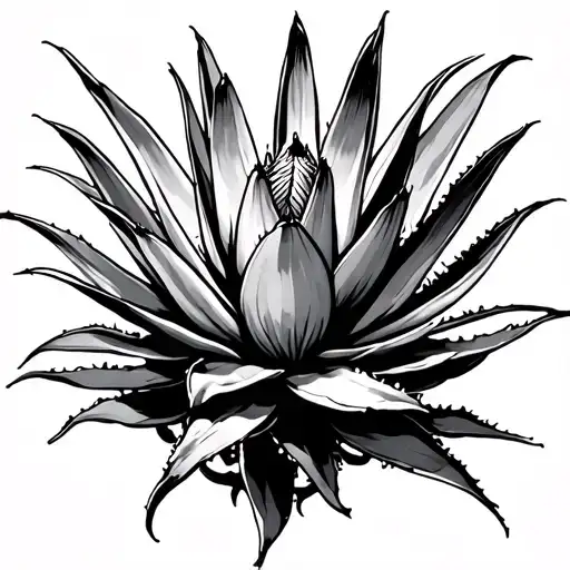 agave mezcal beautiful tattoo design idea