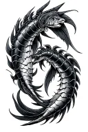 Pisces and Scorpio tattoo design idea