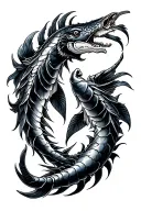 Pisces and Scorpio tattoo design idea