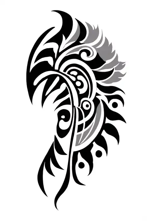 Taino tribal tattoo tattoo design idea