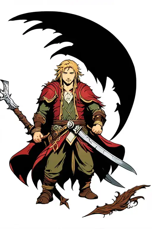 Thorfinn Vinland saga anime tattoo tattoo design idea