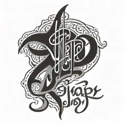 write the these 4 words Simran, Sabr, Shukr, Sukoon  tattoo design idea