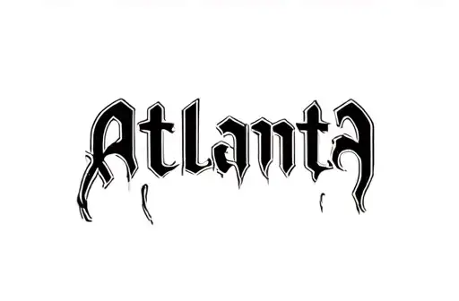 "Atlanta " tattoo design idea